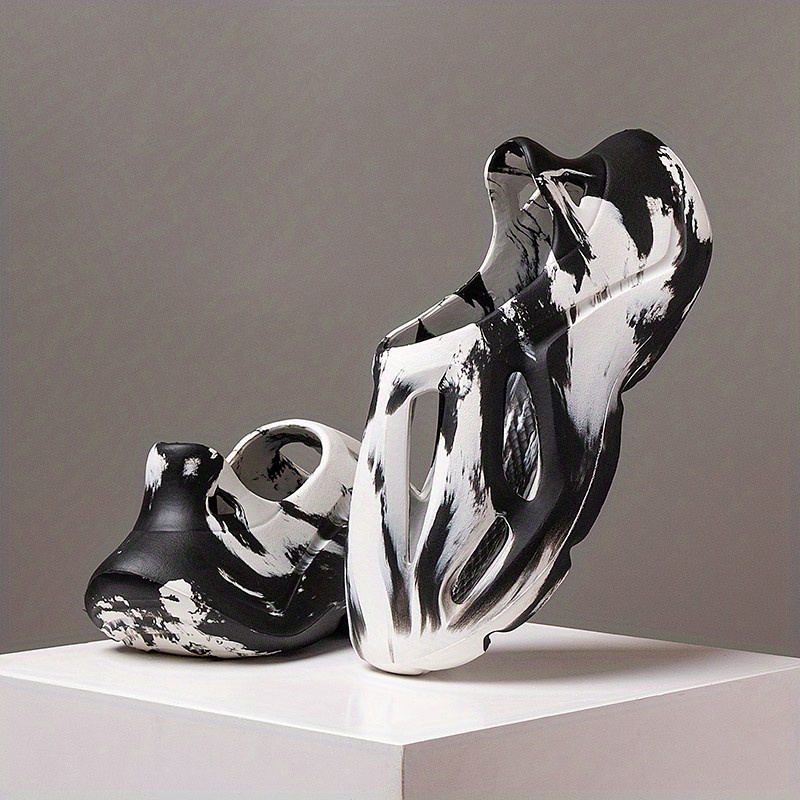 womens ombre trendy clogs fashion cut out eva outdoor sandals stylish slip on beach garden slides details 1